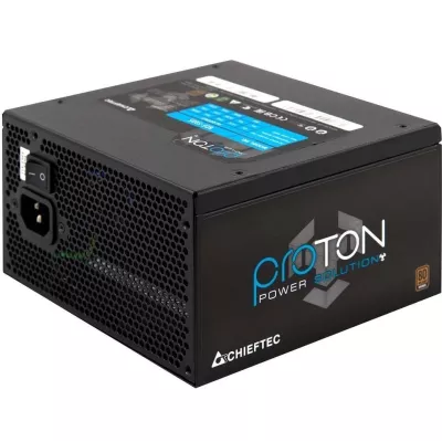 Блок живлення CHIEFTEC Proton (500W), >85%, 80+ Bronze, 120мм, 1xMB 24pin(20+4), 1xCPU 8pin(4+4), 3xMolex, 6xSATA, 2xPCIe 8pin(6