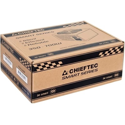 Блок живлення CHIEFTEC Smart (600W), >85%, 120мм, 1xMB 24pin(20+4), 1xCPU 8pin(4+4), 2xMolex, 4xSATA, 2xPCIe 8pin(6+2) (GPS-600A