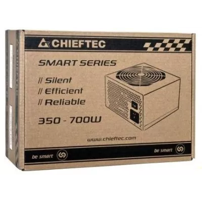 Блок живлення CHIEFTEC Smart (650W), >85%, 120мм, 1xMB 24pin(20+4), 1xCPU 8pin(4+4), 2xMolex, 6xSATA, 2xPCIe 8pin(6+2) (GPS-650A