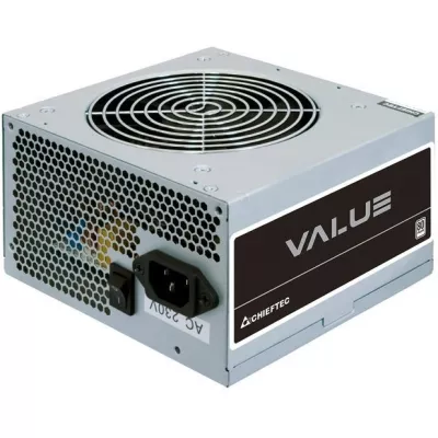 Блок живлення CHIEFTEC Value (400W), >80%, 80+ White(230V Only), 120мм, 1xMB 24pin(20+4), 1xCPU 8pin(4+4), 2xMolex, 3xSATA, 1xPC