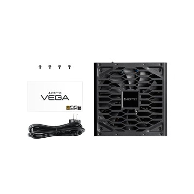 Блок живлення CHIEFTEC Vega (750W), >90%, 80+ Gold, 135мм FDB, 1xMB 24pin(20+4), 2xCPU 8pin(4+4), 3xMolex, 6xSATA, 4xPCIe 8pin(6