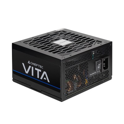 Блок живлення CHIEFTEC Vita (850W), >85%, 80+ Bronze, 120мм, 1xMB 24pin(20+4), 2xCPU 8pin(4+4), 2xMolex, 6xSATA, 4xPCIe 8pin(6+2