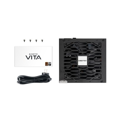 Блок живлення CHIEFTEC Vita (850W), >85%, 80+ Bronze, 120мм, 1xMB 24pin(20+4), 2xCPU 8pin(4+4), 2xMolex, 6xSATA, 4xPCIe 8pin(6+2