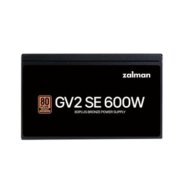 Блок живлення Zalman GV2SE (600W) 88%, 80+ Bronze, 120мм, 1xMB 24pin(20+4), 1xCPU(4pin+ 8pin), 4xMolex, 6xSATA, 2xPCIe 8pin(6+2)