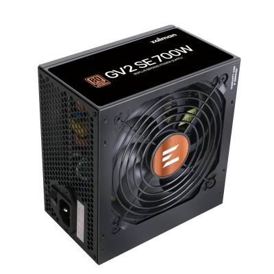 Блок живлення Zalman GV2SE (700W) 88%, 80+ Bronze, 120мм, 1xMB 24pin(20+4), 1xCPU(4+4 pin + 8pin), 4xMolex, 6xSATA, 4xPCIe 8pin(