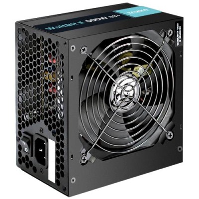 Блок живлення Zalman Wattbit II (500W), 83%, 120мм, 1xMB 24pin(20+4), 1xCPU 8pin(4+4), 3xMolex, 4xSATA, 2xPCIe 8pin(6+2) (ZM500-