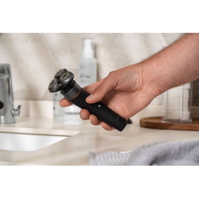 Бритва електр. Ardesto роторна SHRR-B5WDR, 5Вт, бритв.головок-3, Li-Ion, сух.+волог., чорний