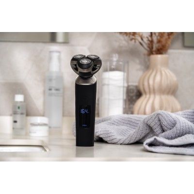 Бритва електр. Ardesto роторна SHRR-B8WDR, 8Вт, бритв.головок-3, Li-Ion, сух.+волог., чорний