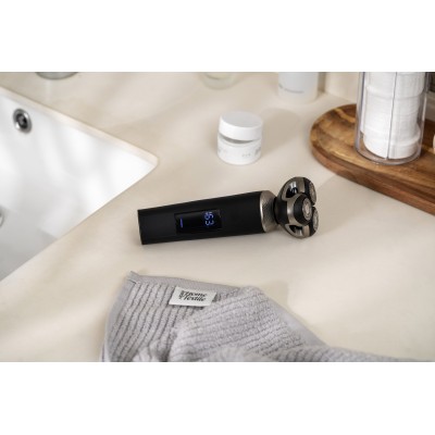 Бритва електр. Ardesto роторна SHRR-B8WDR, 8Вт, бритв.головок-3, Li-Ion, сух.+волог., чорний