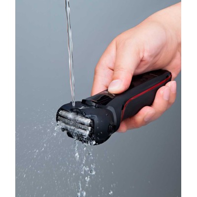 Бритва електр. Panasonic сіткова, 13000 об/хв, бритв.головок-3, Li-Ion, сух.+волог., тример, 2 насад.,док-станц. , чорний (ES-LL