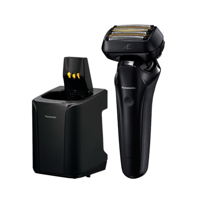 Бритва електр. Panasonic сіткова, 14000 об/хв, бритв.головок-6, Li-Ion, сух.+волог., тример, чехол, чорний (ES-LS9A-K820)