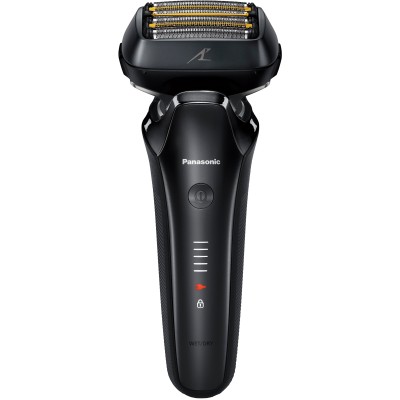 Бритва електр. Panasonic сіткова, 14000 об/хв, бритв.головок-6, Li-Ion, сух.+волог., тример, чорний (ES-LS6A-K820)