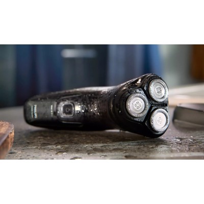 Бритва електр. Philips роторна Series 3000X, бритв.головок-3, Li-Ion, сух.+волог., тример, чорний (X3051/00)