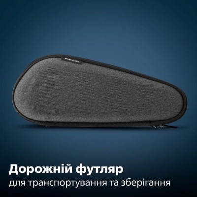 Бритва електр. Philips роторна Series 5000, 9Вт, бритв.головок-3, Li-Ion, сух.+волог., тример, чорно-зелений (S5884/50)