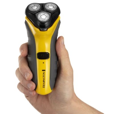 Бритва електр. Remington роторна Virtually Indestructible, 4.8Вт, бритв.головок-3, Ni-Mh, сух., тример, чорно-жовтий (PR1855)