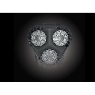 Бритва електр. Remington роторна Virtually Indestructible, 4.8Вт, бритв.головок-3, Ni-Mh, сух., тример, чорно-жовтий (PR1855)