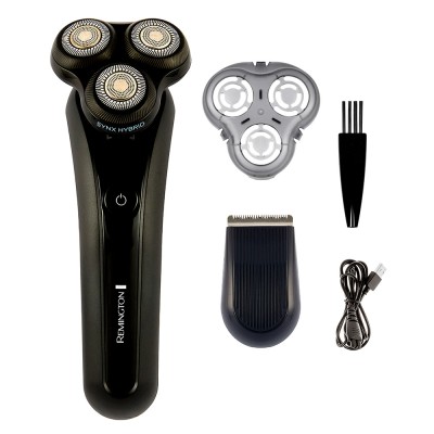 Бритва електр. Remington роторна X5 Limitless X, бритв.головок-3, от сети, сух.+волог., тример, водонепрон., швид. зарядка, чорн