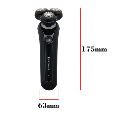 Бритва електр. Remington роторна X5 Limitless X, бритв.головок-3, от сети, сух.+волог., тример, водонепрон., швид. зарядка, чорн