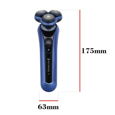 Бритва електр. Remington роторна X7 Limitless X, бритв.головок-3, від мережі, сух.+волог., тример, водонепрон., швид. зарядка, ч