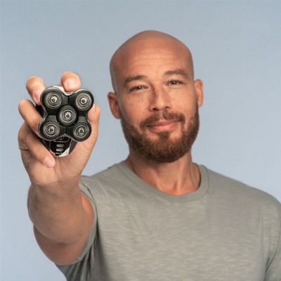 Бритва електр. для голови Remington роторна Ultimate Series RX5, бритв.головок-5, сух.+волог., тример, кейс, чорний (XR1500)