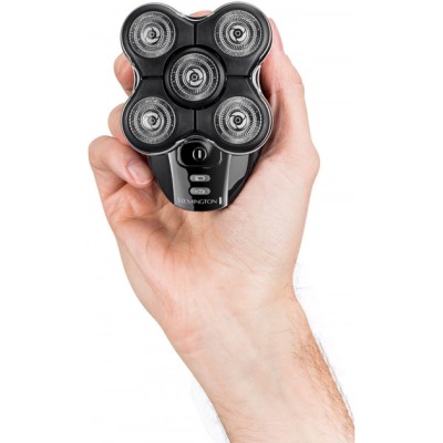 Бритва електр. для голови Remington роторна Ultimate Series RX5, бритв.головок-5, сух.+волог., тример, кейс, чорний (XR1500)