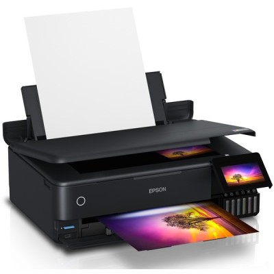 БФП ink color A3 Epson EcoTank L8180 32_33 ppm Duplex USB Ethernet Wi-Fi 6 inks Black Pigment (C11CJ21403)