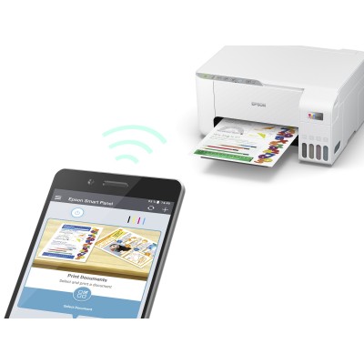 БФП ink color A4 Epson EcoTank L3256 33_15 ppm USB Wi-Fi 4 inks (C11CJ67414)