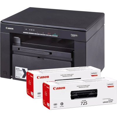 БФП А4 ч/б Canon i-SENSYS MF3010 (бандл з 2-ма картриджами) (5252B034)