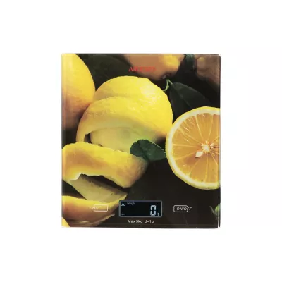 Ваги Ardesto кухонні Lemon, 5кг, AAAx2 в комплекті, скло, багатокольоровий (SCK-893LEMON)