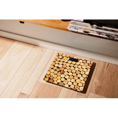 Ваги Ardesto підлогові Cork, 150кг, AAAx2 в комплекті, скло, багатокольорові (SCB-965CORK)