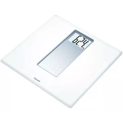 Ваги Beurer підлогові, 150кг, СR2032x1 в комплекті, пластик, білий (PS_160)