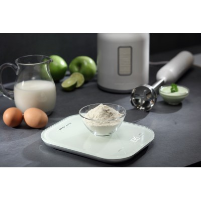 Ваги Gorenje кухонні, 10кг, AAAx3 в комплекті, скло, білий (KT10ORAW)