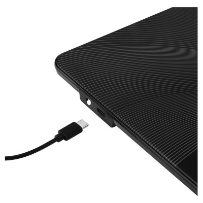 Ваги Sencor кухонні, 10кг, акумулятор 250mAh, USB-C, сенс. керув., скло, чорний (SKS7700BK)