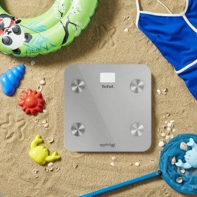 Ваги Tefal підлогові Goodvibes Life, 160кг, Bluetooth, AAAx3 в комплекті, скло, сірий (BM9600S1)