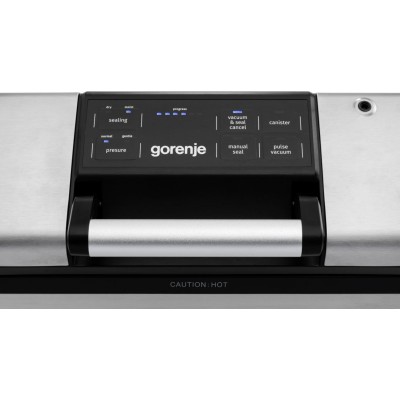 Вакууматор Gorenje для пакетів, 120Вт, 30см, електронне керування, +10 пакетів, нерж, чорний (VS120EPRO) Вакууматор Gorenje для пакетів, 120Вт, 30см, електронне керування, +10 пакетів, нерж, чорний (VS120EPRO)