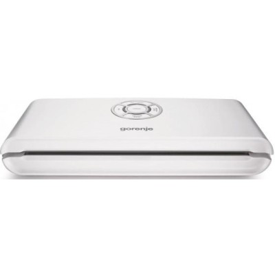 Вакууматор Gorenje для пакетів, 120Вт, 30см, електронне керування, +10 пакетів, пластик, білий (VS120W)