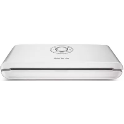 Вакууматор Gorenje для пакетів, 120Вт, 30см, електронне керування, +10 пакетів, пластик, білий (VS120W)