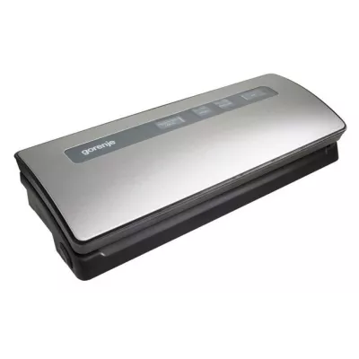 Вакууматор Gorenje для пакетів, 120Вт, 30см, електронне, +10 пакетів, метал, сірий (VS120ES)