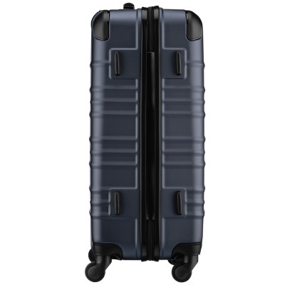 Валіза Wenger, Amplar, середня, пластик, 4 колеса, синя (653147)