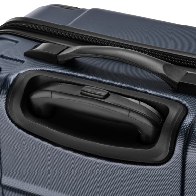 Валіза Wenger, Amplar, середня, пластик, 4 колеса, синя (653147)