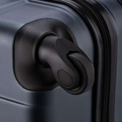 Валіза Wenger, Amplar, середня, пластик, 4 колеса, синя (653147)