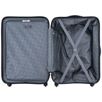 Валіза Wenger, Amplar, середня, пластик, 4 колеса, синя (653147)