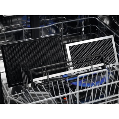 Варильна повверхня Electrolux індукційна, 80см, розширена зона, вбудована витяжка, Hob2Hood, чорний (KCC83443)