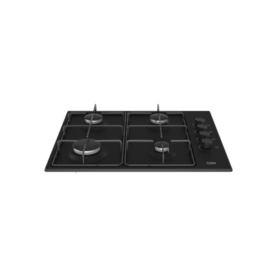Варильна поверхня Beko газова, 60см, чорний (HIGG64123SB)