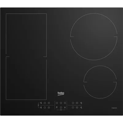 Варильна поверхня Beko індукційна, 60см, розширена зона, чорний (HII64200FMT)