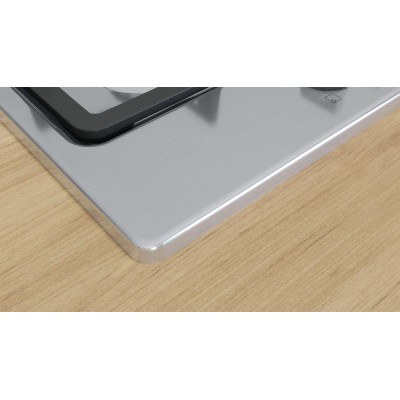 Варильна поверхня Bosch газова, 60см, чавун, WOK, нерж (PGH6B5K90R)