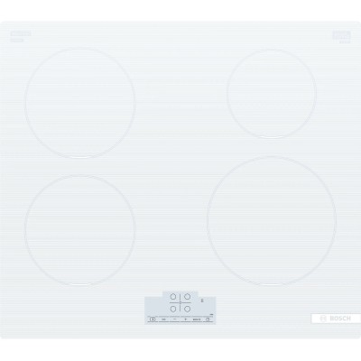 Варильна поверхня Bosch індукційна, 60см, розширена зона, білий (PUE612BB1E)