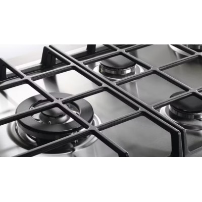 Варильна поверхня Electrolux газова, 30см, чавун, Доміно, нерж (EGG3322NVX)