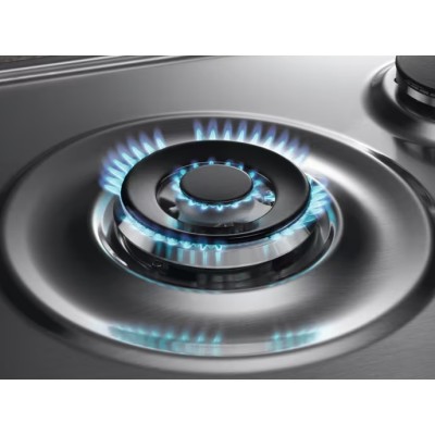 Варильна поверхня Electrolux газова, 60см, чавун, нерж (KGS64562SX)