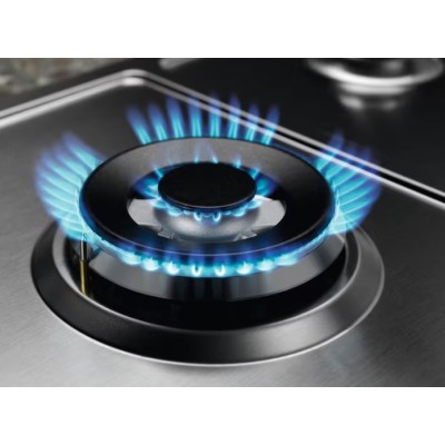 Варильна поверхня Electrolux газова, 60см, чавун, нерж (KGS64562SX)